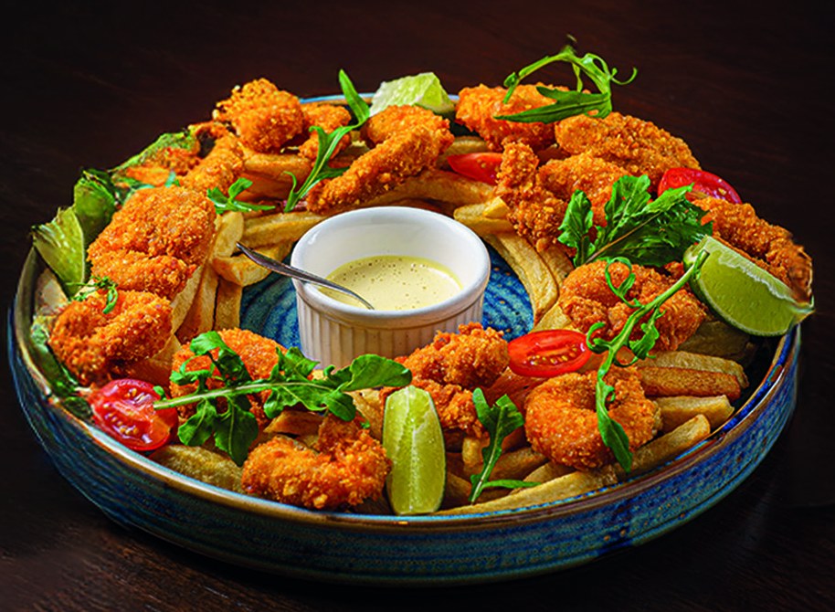 Langostinos empanizados